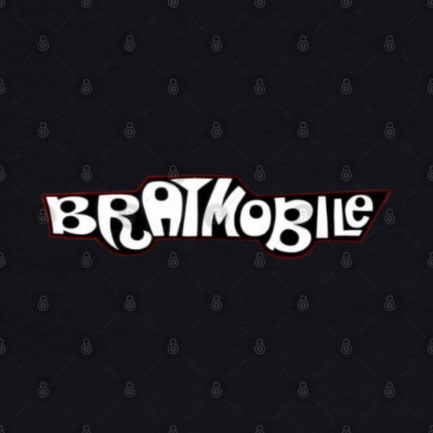 bratmobile logo riot grrrl 90's olympia by Luckythelab